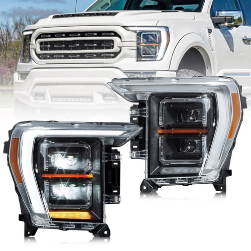 Led projector headlights - 2x,