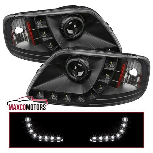 Black projector headlights - projector,